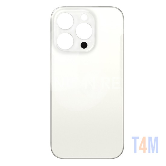 Tapa Trasera Apple iPhone 15 Pro Max Titanio Blanco